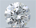 Diamante Natural 0.80 quilates, Redondo , Color F, claridad VS1 y certificado GIA