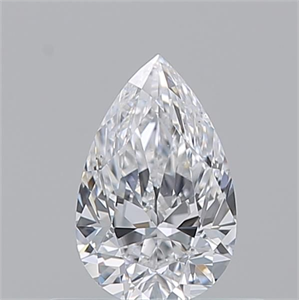 Picture of Natural Diamond 0.50 Carats, Pear with  Cut, D Color, VS2 Clarity and Certified by GIA