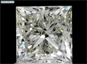 Natural Diamond 1.62 Carats, Princess with  Cut, L Color, SI2 Clarity and Certified by GIA