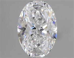 Picture of Natural Diamond 0.40 Carats, Oval with  Cut, D Color, VS2 Clarity and Certified by GIA