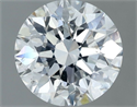Natural Diamond 1.25 Carats, Round with Excellent Cut, E Color, SI2 Clarity and Certified by IGI