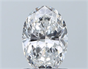 Natural Diamond 0.80 Carats, Oval with  Cut, E Color, VS2 Clarity and Certified by GIA