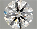 Del inventario de diamantes de laboratorio, 3.08 quilates, Redondo , Color H, claridad VS1 y certificado IGI