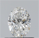 Natural Diamond 0.50 Carats, Oval with  Cut, F Color, VS1 Clarity and Certified by GIA