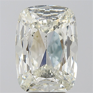 Foto Diamante Natural 3.51 quilates, Del cojín , Color K, claridad SI2 y certificado GIA de