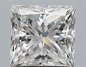 Picture of Natural Diamond 1.30 Carats, Princess with  Cut, G Color, VVS2 Clarity and Certified by GIA