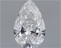 Diamante Natural 0.43 quilates, De pera , Color D, claridad VS1 y certificado GIA