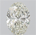 Natural Diamond 1.30 Carats, Oval with  Cut, J Color, VS2 Clarity and Certified by GIA