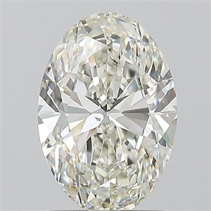 Picture of Natural Diamond 1.30 Carats, Oval with  Cut, J Color, VS2 Clarity and Certified by GIA