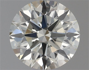 Picture of Natural Diamond 0.72 Carats, Round with Excellent Cut, K Color, VS2 Clarity and Certified by IGI