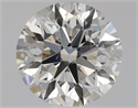 Natural Diamond 0.82 Carats, Round with Excellent Cut, J Color, SI1 Clarity and Certified by GIA