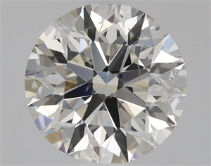 Picture of Natural Diamond 0.82 Carats, Round with Excellent Cut, J Color, SI1 Clarity and Certified by GIA