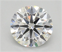 Lab Grown Diamond 4.11 Carats, Round with Ideal Cut, D Color, VVS1 Clarity and Certified by IGI