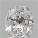 Natural Diamond 0.19 Carats, Oval with  Cut, E Color, VS1 Clarity and Certified by IGI