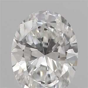 Picture of Natural Diamond 0.19 Carats, Oval with  Cut, E Color, VS1 Clarity and Certified by IGI