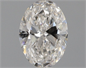 Natural Diamond 0.40 Carats, Oval with  Cut, G Color, VS2 Clarity and Certified by GIA