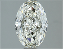 Natural Diamond 1.50 Carats, Oval with  Cut, I Color, VS2 Clarity and Certified by IGI