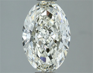 Picture of Natural Diamond 1.50 Carats, Oval with  Cut, I Color, VS2 Clarity and Certified by IGI