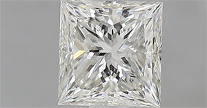 Picture of Natural Diamond 0.70 Carats, Princess with  Cut, I Color, VVS1 Clarity and Certified by GIA