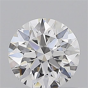 Picture of Natural Diamond 0.73 Carats, Round with Excellent Cut, E Color, VVS2 Clarity and Certified by GIA