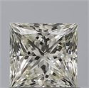 Natural Diamond 0.72 Carats, Princess with  Cut, L Color, VS1 Clarity and Certified by GIA