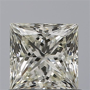 Picture of Natural Diamond 0.72 Carats, Princess with  Cut, L Color, VS1 Clarity and Certified by GIA