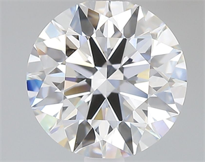 Picture of Lab Grown Diamond 2.06 Carats, Round with Ideal Cut, E Color, VVS2 Clarity and Certified by IGI