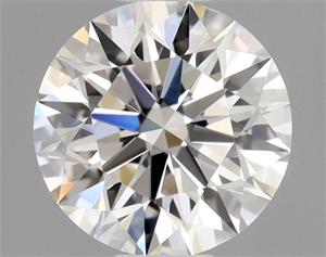 Foto Diamante Natural 0.44 quilates, Redondo , Color F, claridad IF y certificado GIA de