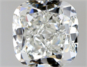 Natural Diamond 0.51 Carats, Cushion with  Cut, H Color, VS1 Clarity and Certified by GIA