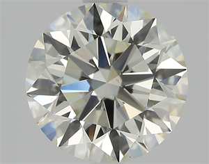 Picture of Natural Diamond 1.54 Carats, Round with Excellent Cut, K Color, VS1 Clarity and Certified by HRD