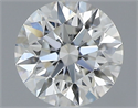 Natural Diamond 0.42 Carats, Round with Excellent Cut, H Color, VVS2 Clarity and Certified by GIA