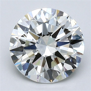 Foto Diamante Natural 2.01 quilates, Redondo , Color I, claridad SI1 y certificado GIA de