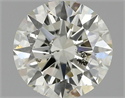 Natural Diamond 1.06 Carats, Round with Excellent Cut, I Color, SI2 Clarity and Certified by IGI