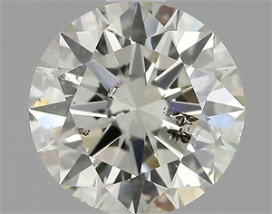 Picture of Natural Diamond 1.06 Carats, Round with Excellent Cut, I Color, SI2 Clarity and Certified by IGI