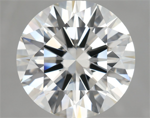 Picture of Natural Diamond 5.68 Carats, Round with Excellent Cut, H Color, VVS1 Clarity and Certified by HRD
