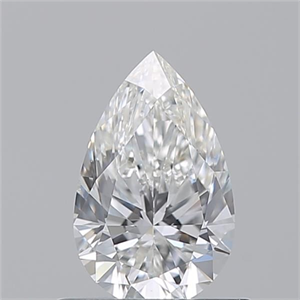 Picture of Natural Diamond 0.70 Carats, Pear with  Cut, F Color, VS2 Clarity and Certified by GIA