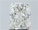 Natural Diamond 1.72 Carats, Radiant with  Cut, J Color, VS1 Clarity and Certified by GIA