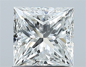 Picture of Natural Diamond 1.01 Carats, Princess with  Cut, G Color, VS2 Clarity and Certified by GIA