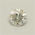 Diamante Natural 0.59 quilates, Redondo , Color K, claridad SI2 y certificado GIA