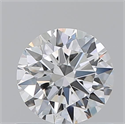 Natural Diamond 0.71 Carats, Round with Excellent Cut, E Color, VVS1 Clarity and Certified by GIA