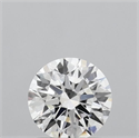 Lab Grown Diamond 0.97 Carats, Round with Ideal Cut, D Color, VVS2 Clarity and Certified by IGI