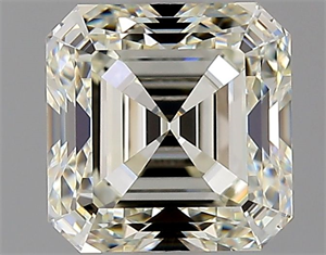 Foto Diamante Natural 1.15 quilates, Asscher , Color K, claridad VVS2 y certificado GIA de