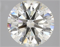 Natural Diamond 4.01 Carats, Round with Excellent Cut, I Color, SI1 Clarity and Certified by IGI