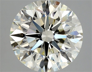 Foto Diamante Natural 2.20 quilates, Redondo , Color L, claridad SI1 y certificado GIA de