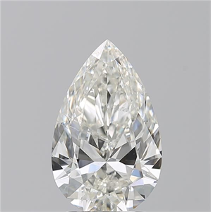 Foto Diamante Natural 2.06 quilates, De pera , Color H, claridad SI2 y certificado GIA de