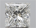 Diamante Natural 1.21 quilates, Princesa , Color H, claridad VVS2 y certificado GIA