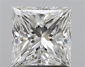 Foto Diamante Natural 1.21 quilates, Princesa , Color H, claridad VVS2 y certificado GIA de