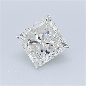 Picture of Natural Diamond 1.01 Carats, Princess with  Cut, I Color, VS2 Clarity and Certified by GIA