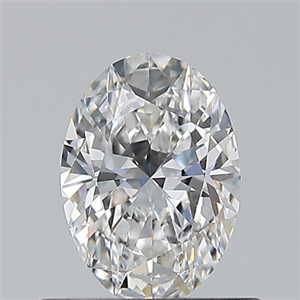 Picture of Natural Diamond 0.56 Carats, Oval with  Cut, E Color, VVS1 Clarity and Certified by GIA