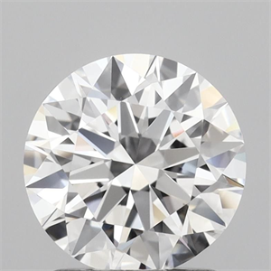 Picture of Lab Grown Diamond 1.50 Carats, Round with Ideal Cut, D Color, VVS2 Clarity and Certified by IGI